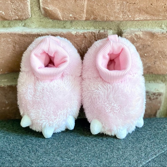 6-12M NWOT Carter’s Pink Dinosaur Slippers - Picture 6 of 9